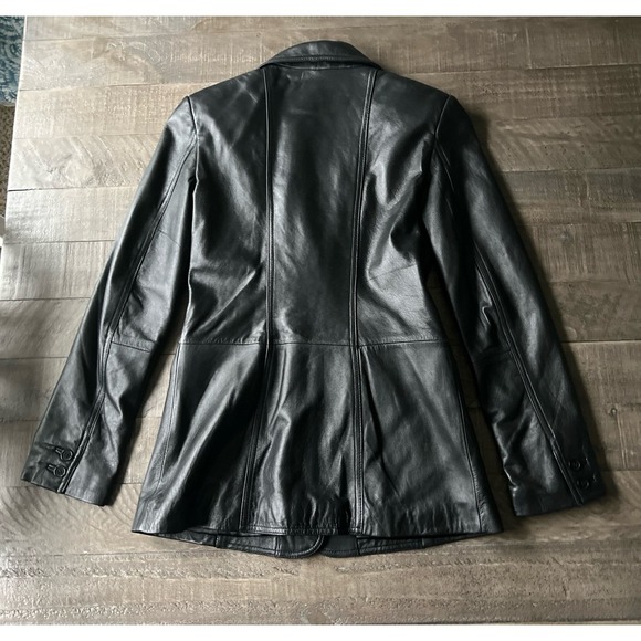Rampage Black Leather Jacket - Picture 10 of 12